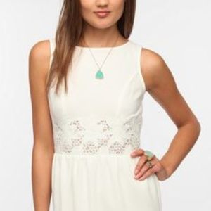 Urban outfitters white pins and needles dress xs